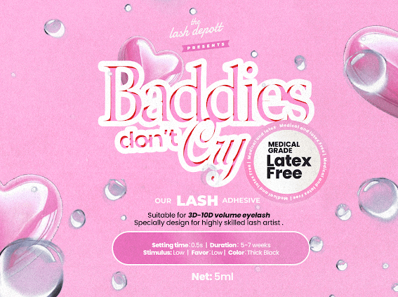 Baddies Don’t Cry Lash Adhesive
