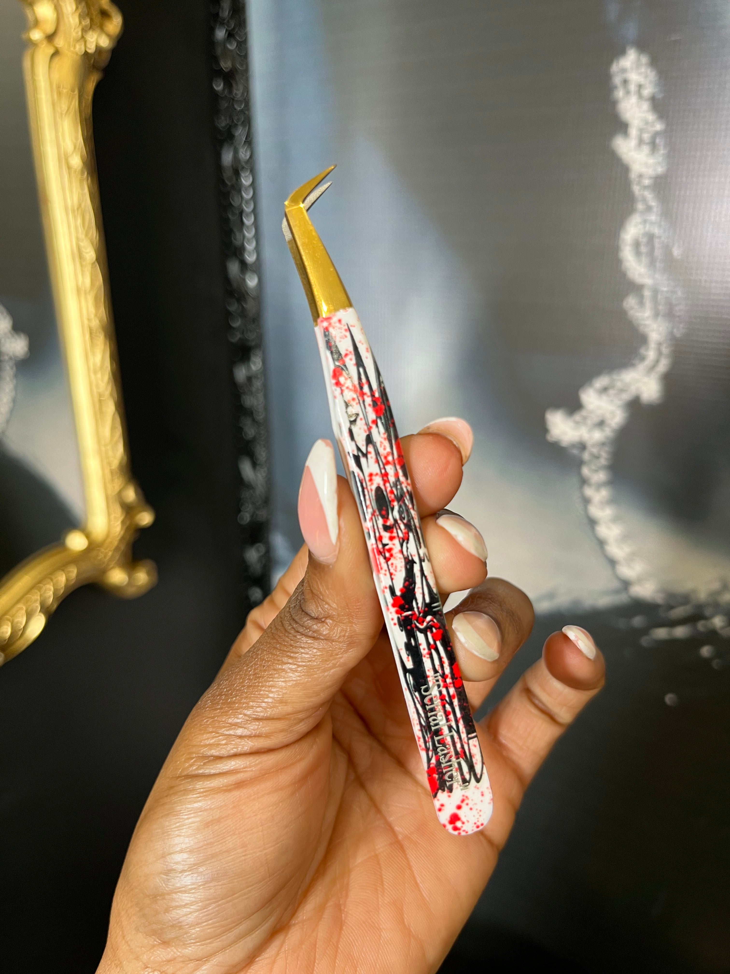 2本セットLashaddict transcare Serial Lasher Halloween Tweezer | Precision Lash Applicator – The