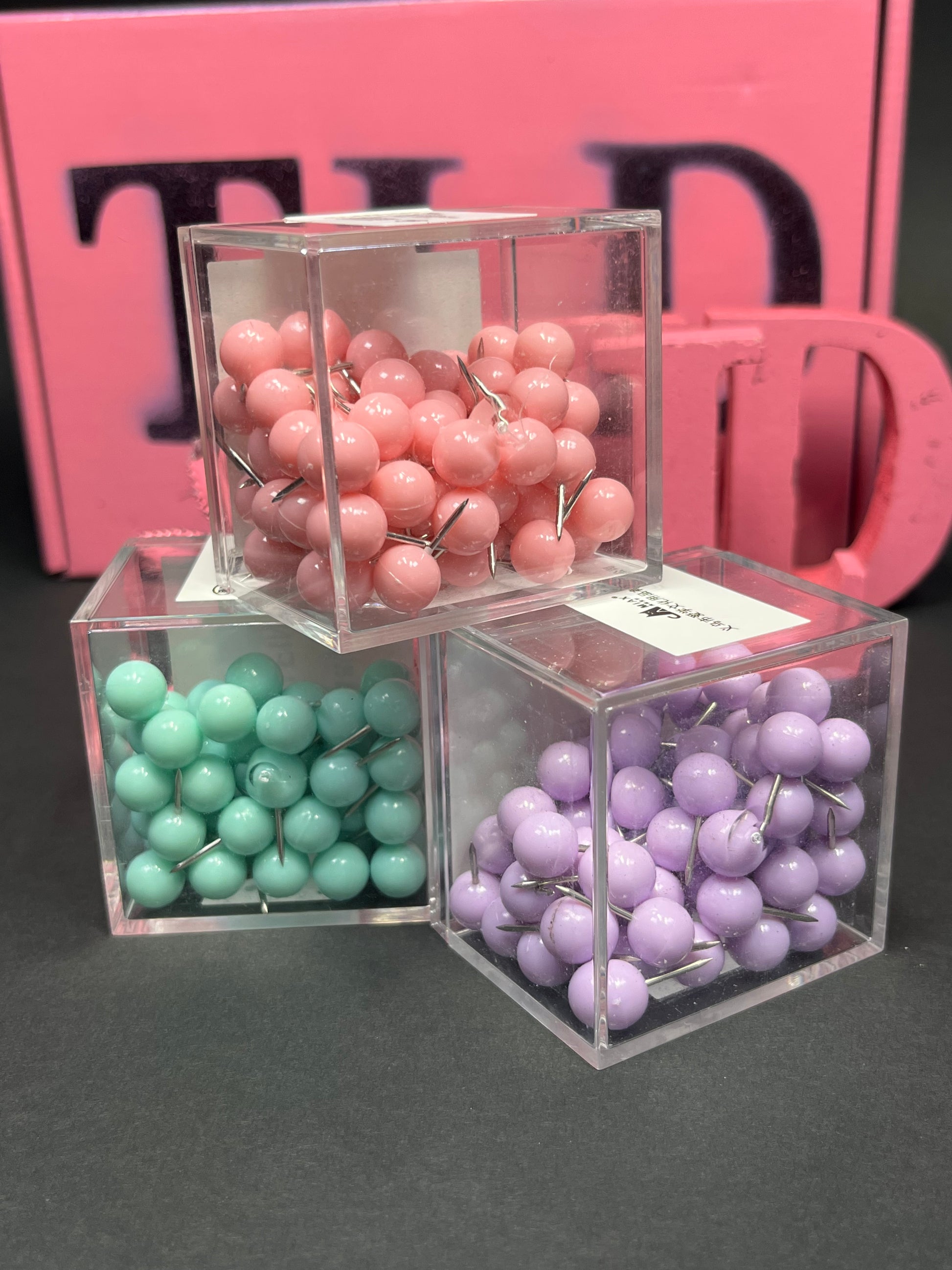 Adhesive Push Pins