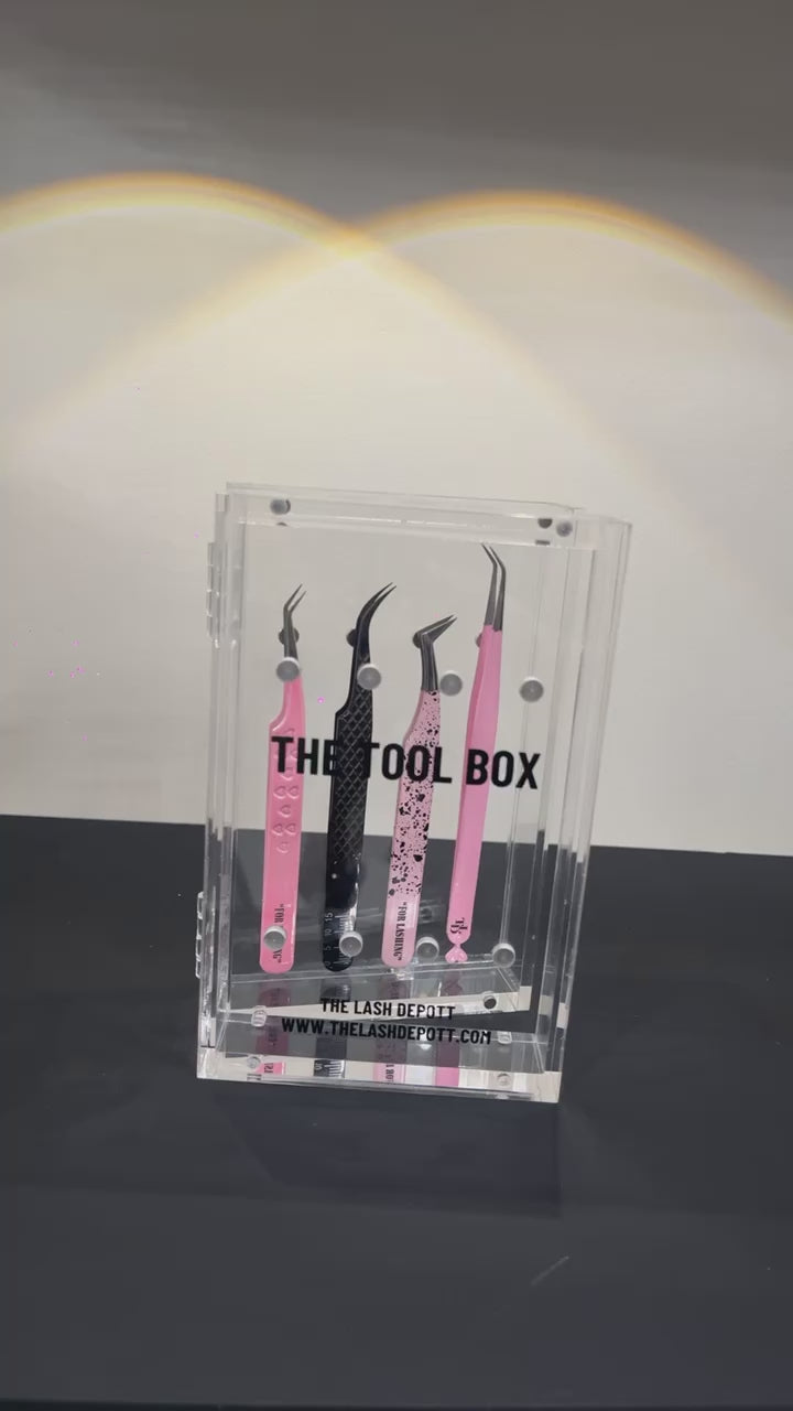 lash tweezer case