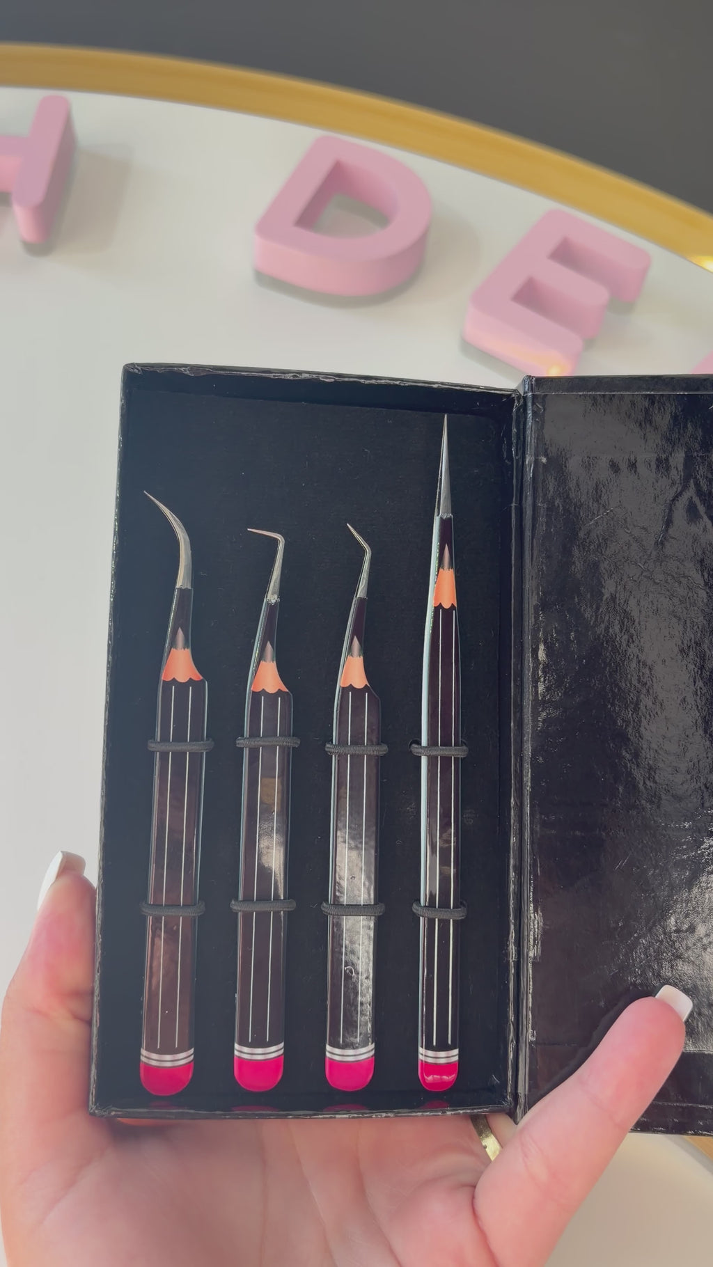 Training Fiber Tip Tweezers