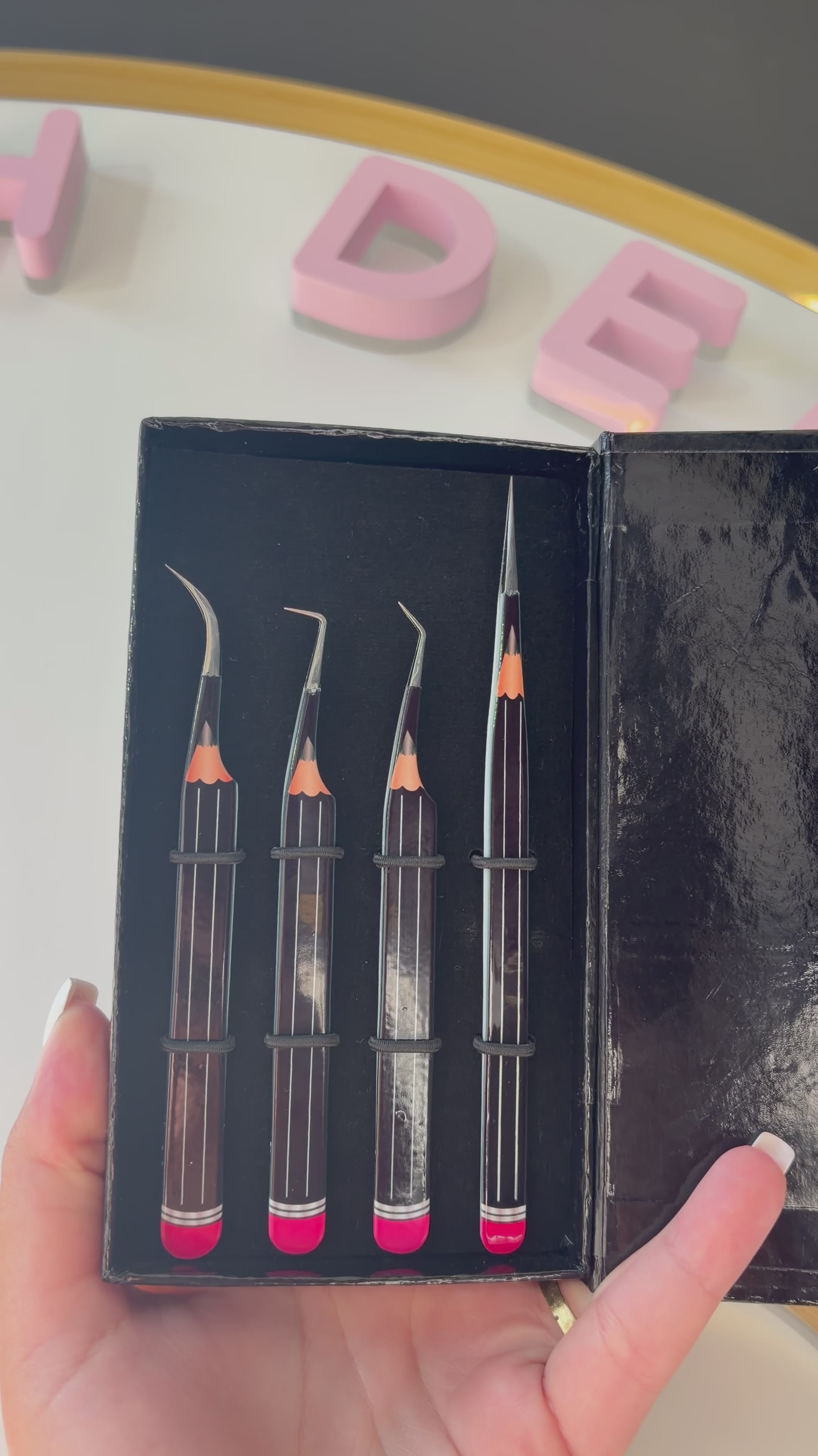 Training Fiber Tip Tweezers