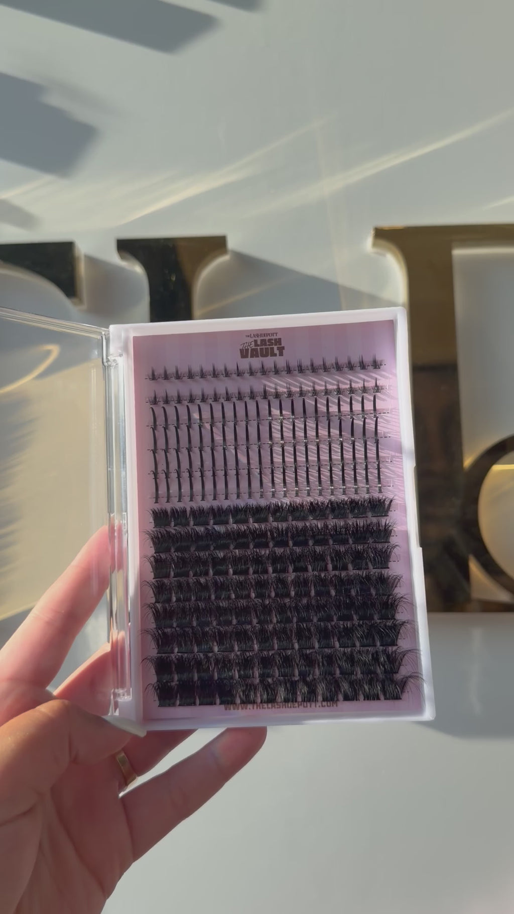The Lash Vault Lash Clusters