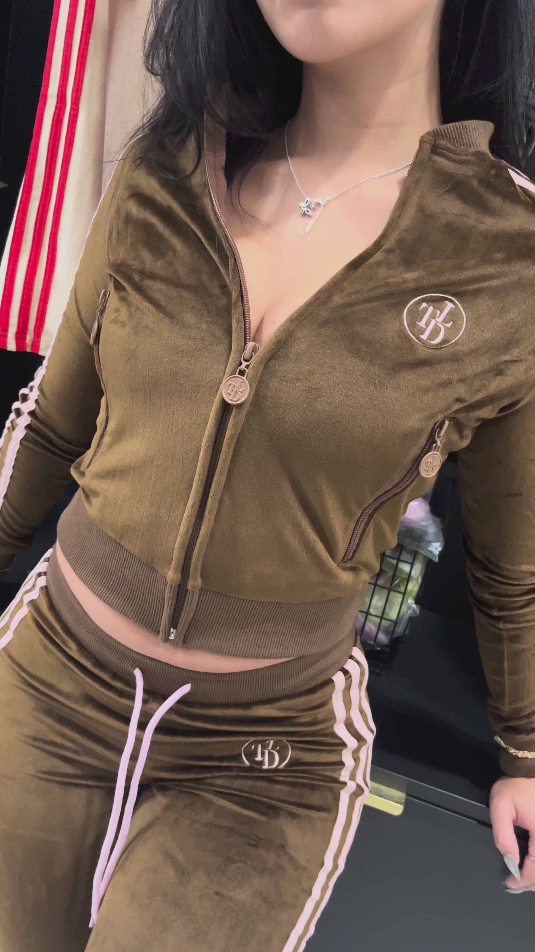 Lady Velour Tracksuit